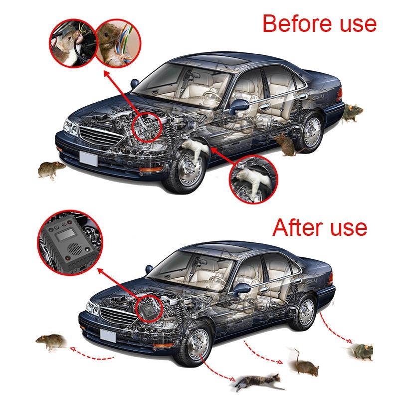 Ultrasonic Car Rat Repeller For Engine Bays And Indoor Spaces 1