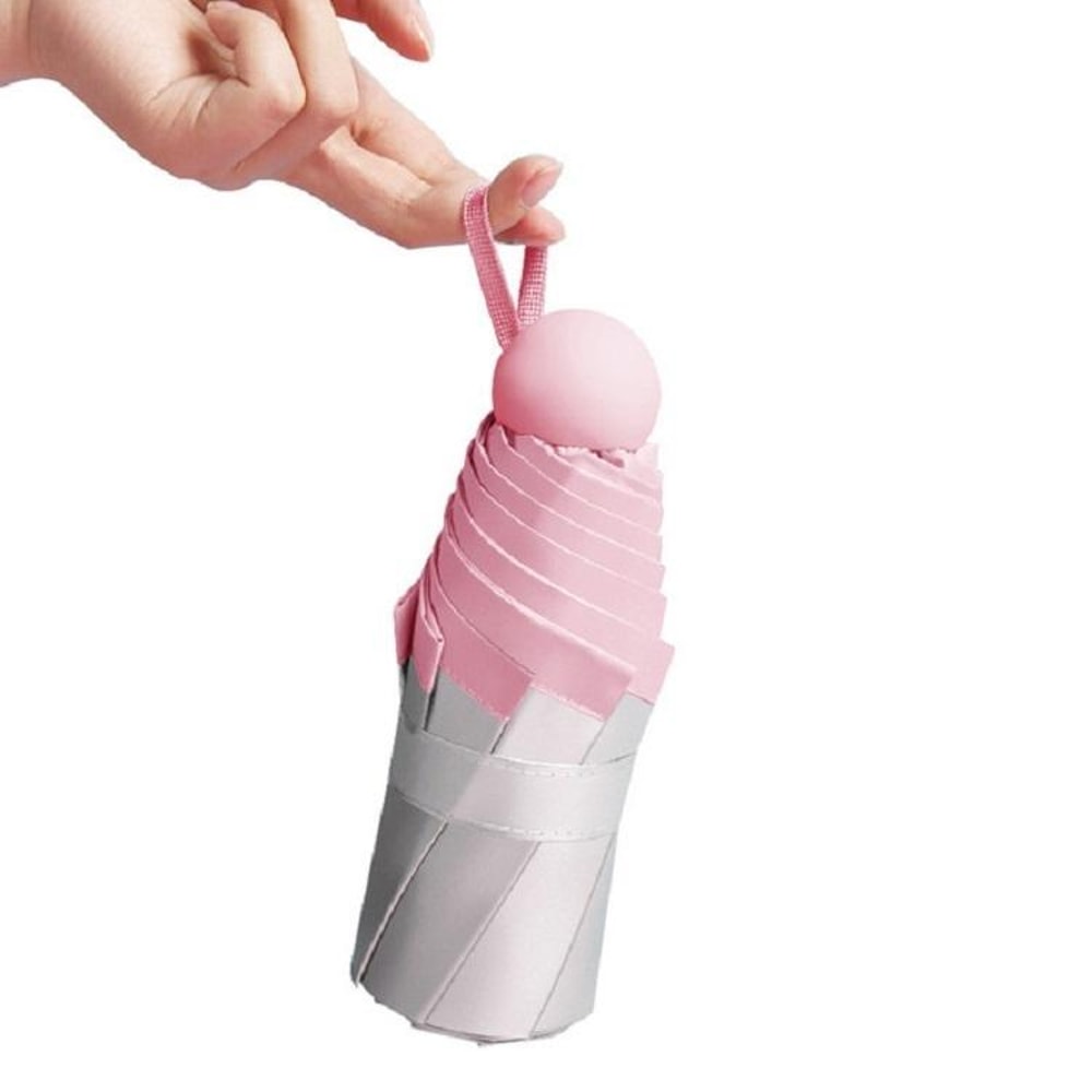 Portable Mini Pocket Umbrella With UV Protection Windproof Travel Design 4