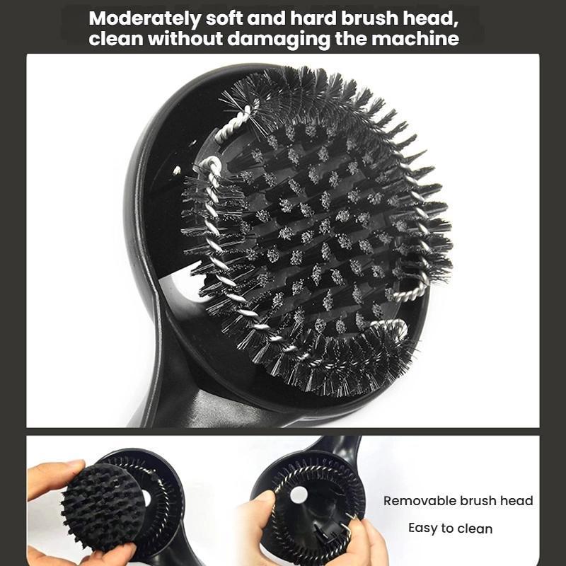 58mm Espresso Group Head Cleaning Brush With Nylon Bristles For Portafilter Maintenance 2