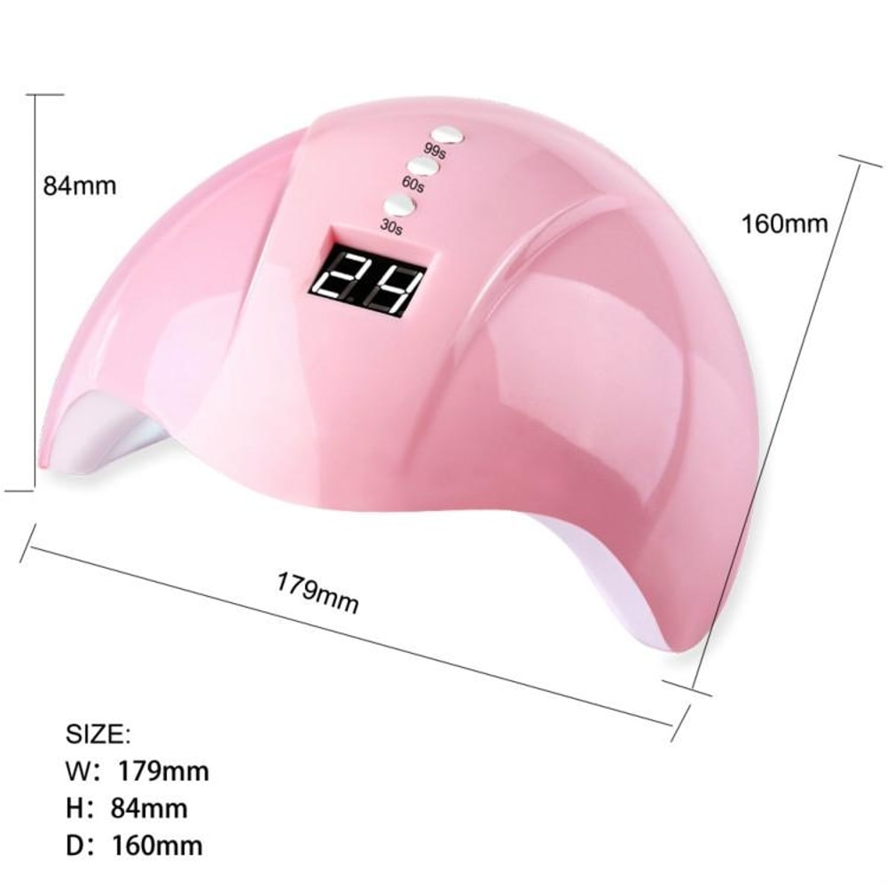 36W UV LED Nail Lamp With Smart Sensor LCD Timer For Fast Gel Polish Curing 6