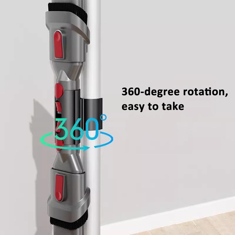 Dyson Vacuum Attachment Clip Holder with 360° Rotating Storage for V6 V7 V8 V10 V11 V15