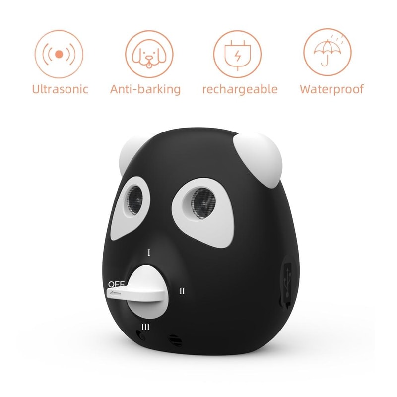 Ultrasonic Bark Control Device for Dogs Outdoor Waterproof Training Deterrent