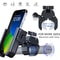 Carbon Fiber Bike & Scooter Phone Holder with 360° Rotation for 4.7–7 Inch Smartphones
