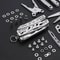 10-in-1 Mini Multitool Pliers Keychain with Pocket Knife & Scissors for Everyday Carry