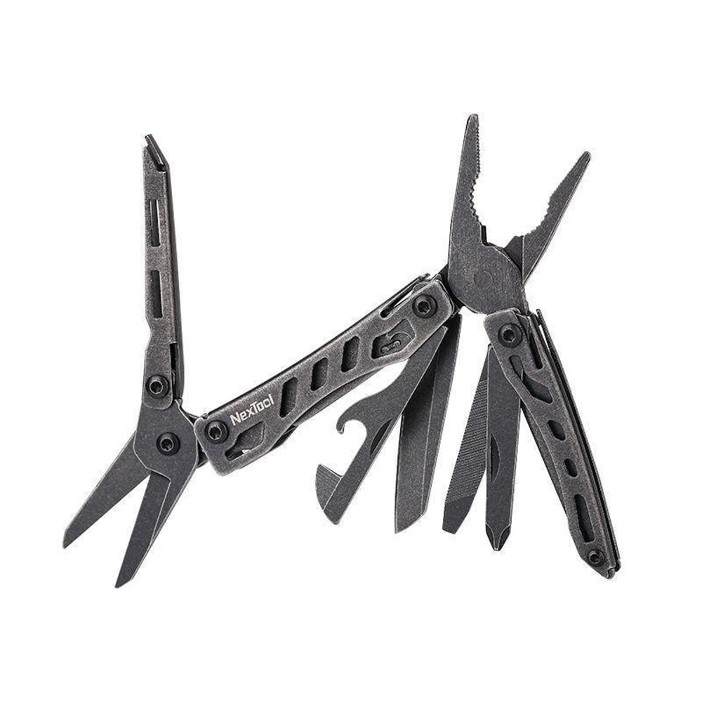 10-in-1 Mini Multitool Pliers Keychain with Pocket Knife & Scissors for Everyday Carry