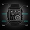 Men Multifunctional Digital Watch With Leather Strap And Waterproof Square Dial 3