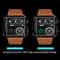 Men Multifunctional Digital Watch With Leather Strap And Waterproof Square Dial 4