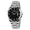Waterproof Quartz Watch For Men With Luminous Dial Stainless Steel Strap 0