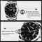 Waterproof Quartz Watch For Men With Luminous Dial Stainless Steel Strap 1