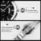 Waterproof Quartz Watch For Men With Luminous Dial Stainless Steel Strap 3