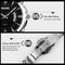 Waterproof Quartz Watch For Men With Luminous Dial Stainless Steel Strap 3