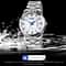 Waterproof Quartz Watch For Men With Luminous Dial Stainless Steel Strap 5