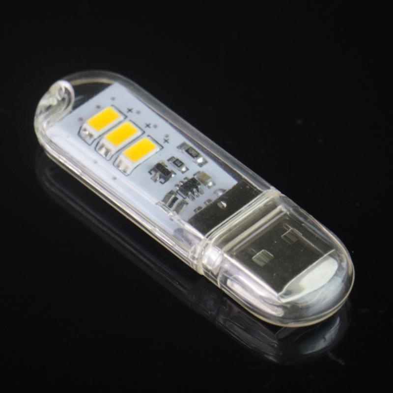 Portable USB LED Light Mini Flash Drive Lamp With Touch Switch For Laptop Power Bank 2