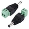 5PCS DC Power Connector 5.5x2.1mm Male Plug for CCTV Cameras & Security Systems