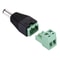 5PCS DC Power Connector 5.5x2.1mm Male Plug for CCTV Cameras & Security Systems