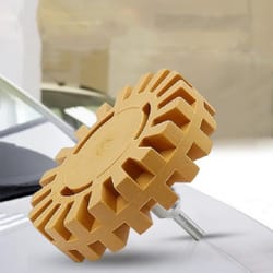 universal rubber decal eraser wheel for car adhesive removal & paint safe polishing