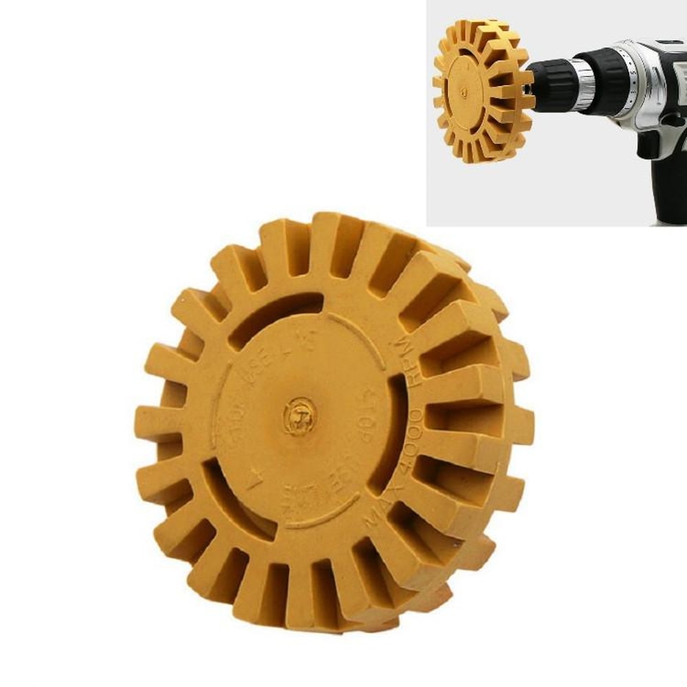 Universal Rubber Decal Eraser Wheel For Car Adhesive Removal Paint Safe Polishing 4