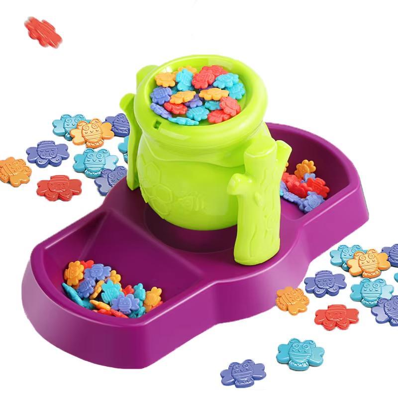 Montessori Bee Balance Game for Kids Sensory Learning Toy & Hand Eye Coordination Board