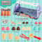 Kids Pretend Play Ice Cream Shop Set with Play Money & Accessories for Creative Roleplay