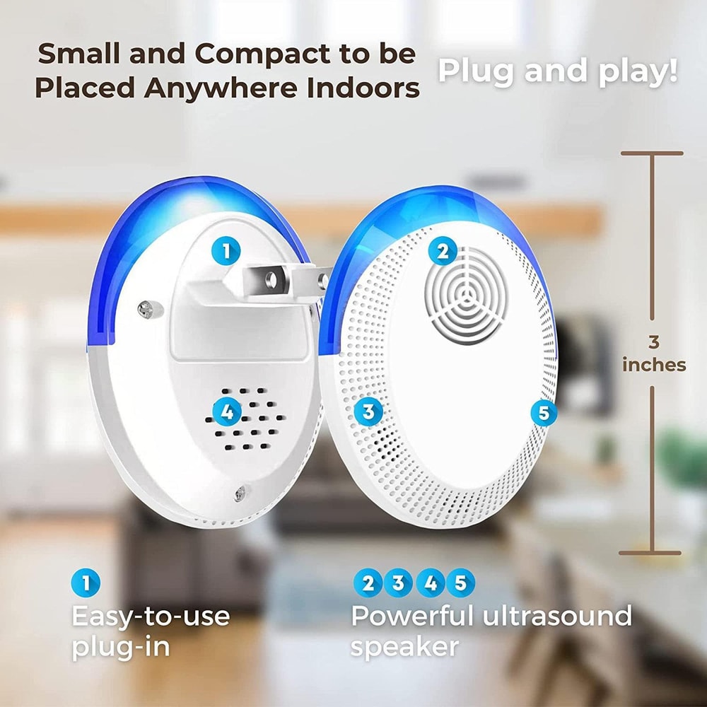 Ultrasonic Pest Repeller Plug In For Mice Mosquitoes Cockroaches 5