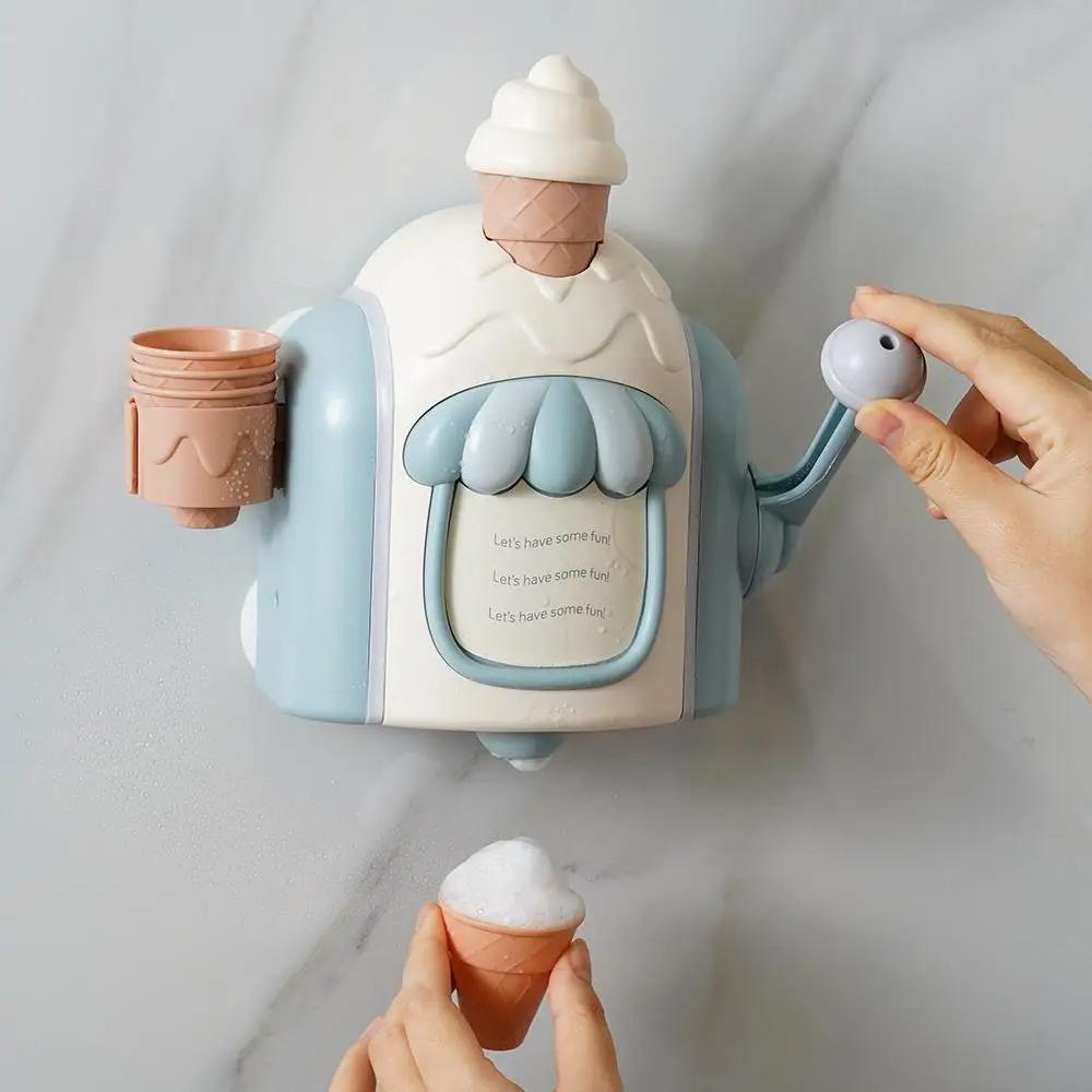 Sweet Scoop Bath Bubble Toy Ice Cream Foam Maker for Toddlers & Kids