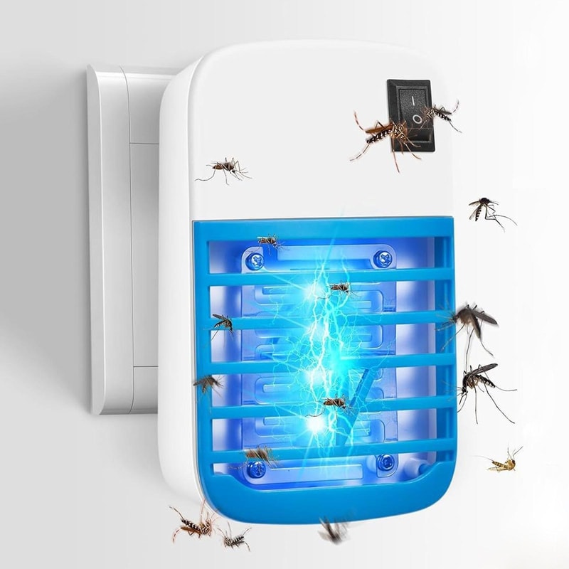 UV Mosquito Killer Lamp Wall PlugIn Electric Bug Zapper 0