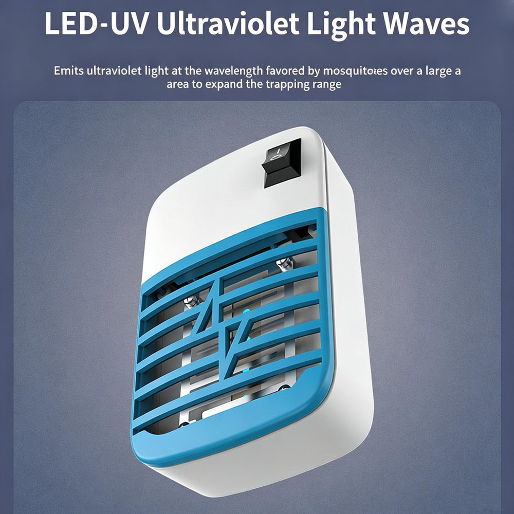 UV Mosquito Killer Lamp Wall PlugIn Electric Bug Zapper 6