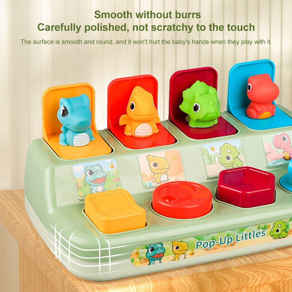 Montessori Pop-Up Animal Learning Box for Toddlers Fine Motor Skill Toy
