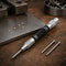 5-Inch Automatic Center Punch & Glass Breaker Tool with Spare Tips