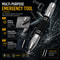 5-Inch Automatic Center Punch & Glass Breaker Tool with Spare Tips