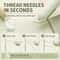 Retractable Seam Ripper Needle Threader 2in1 Tool For Hand Sewing And Embroidery 3