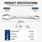 Universal Self-Tightening Wrench 8-24mm Adjustable Spanner for Auto, Plumbing & Home Repair