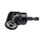 105 Right Angle Drill Attachment Magnetic Hex Shank Screwdriver Adapter for Tight Spaces