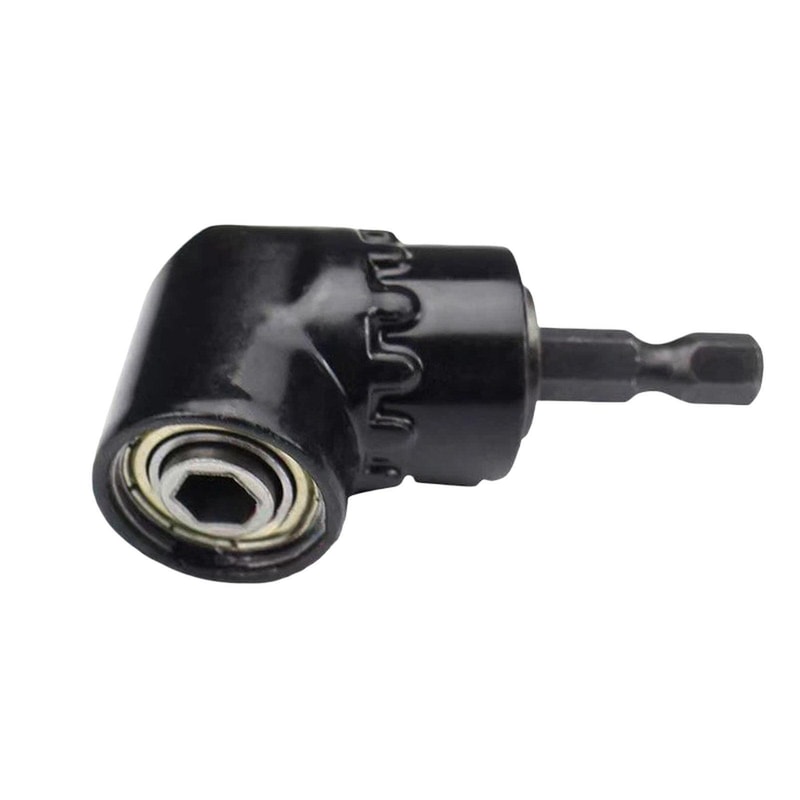 105 Right Angle Drill Attachment Magnetic Hex Shank Screwdriver Adapter for Tight Spaces