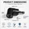 105 Right Angle Drill Attachment Magnetic Hex Shank Screwdriver Adapter for Tight Spaces