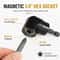 105 Right Angle Drill Attachment Magnetic Hex Shank Screwdriver Adapter for Tight Spaces