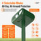 Solar Ultrasonic Animal Repeller with PIR Motion Sensor & LED Flashing Deterrent