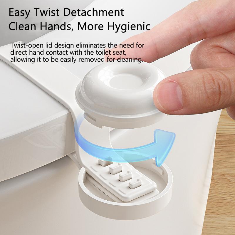 TouchFree Toilet Seat Lifter Handle Adjustable Hygienic Toilet Lid Handle for Clean Bathroom Use