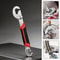 8-Inch Adjustable Wrench Multi-Function Quick Spanner for Plumbing, Auto Repair & Damaged Nuts