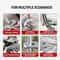 8-Inch Adjustable Wrench Multi-Function Quick Spanner for Plumbing, Auto Repair & Damaged Nuts
