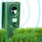 Ultrasonic Animal Repeller Waterproof Outdoor Pest Deterrent for Gardens & Yards