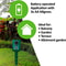 Ultrasonic Animal Repeller Waterproof Outdoor Pest Deterrent for Gardens & Yards