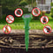 Ultrasonic Animal Repeller Waterproof Outdoor Pest Deterrent for Gardens & Yards