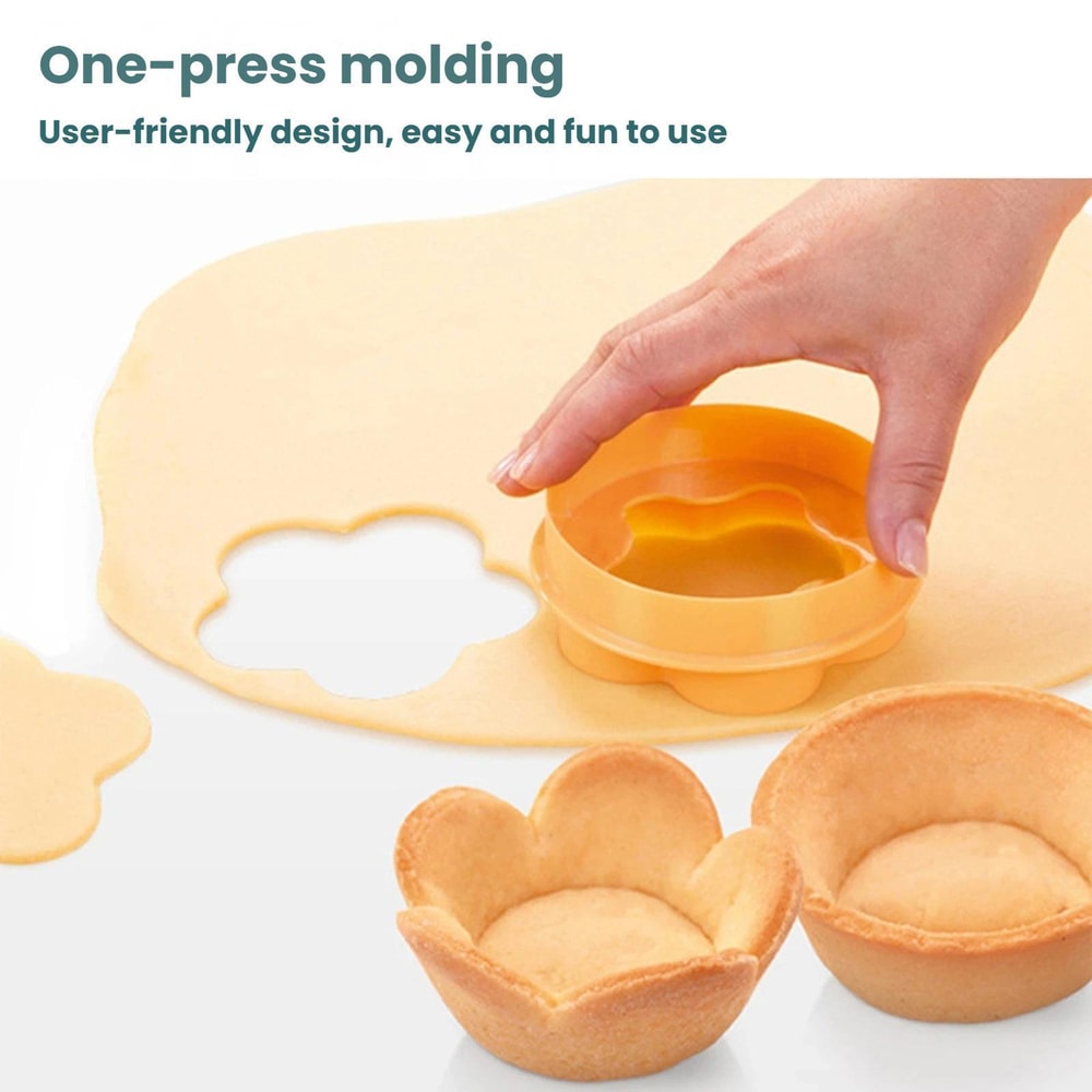 DIY Baking Cup Mold Press for Cookies, Rice Balls & Mini Pastry Cups