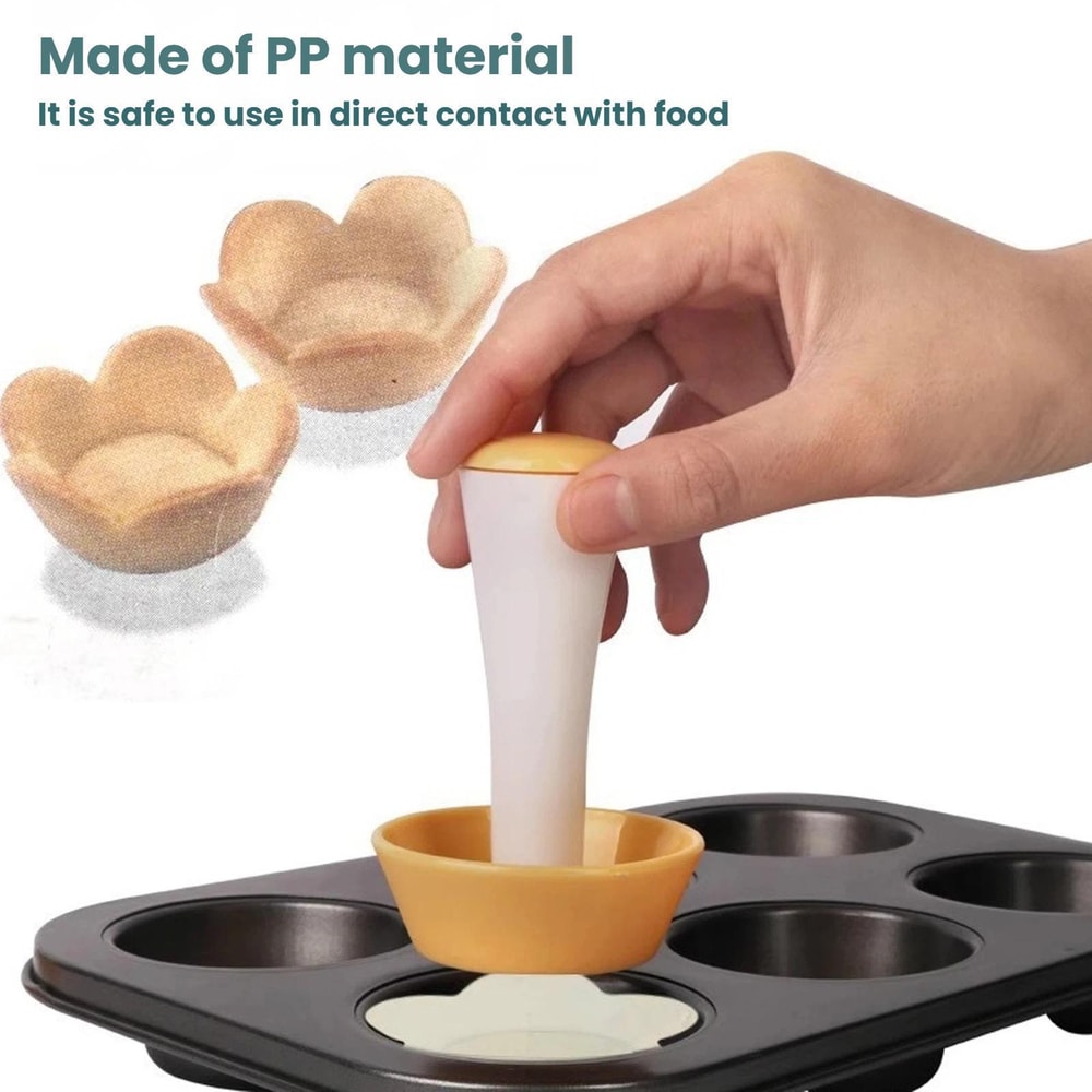 DIY Baking Cup Mold Press for Cookies, Rice Balls & Mini Pastry Cups