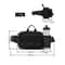 Waterproof Hiking Waist Pack with Bottle Holder & Large Capacity Storage