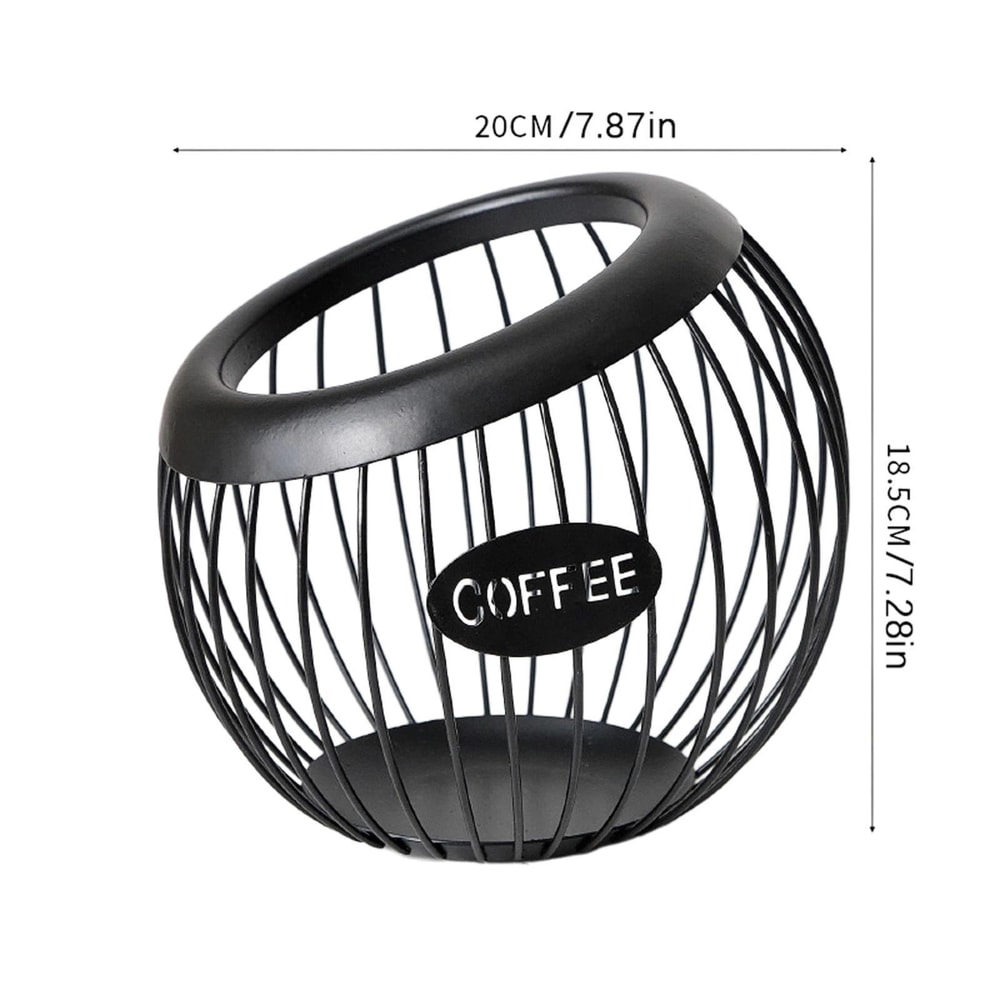 Modern Coffee Capsule Holder Display Rack For Kitchen Counter Coffee Bar Storage 6