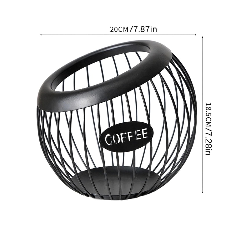 Modern Coffee Capsule Holder Display Rack For Kitchen Counter Coffee Bar Storage 6