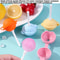 Silicone Baby Food Popsicle Mold Tray For Homemade Ice Pops Frozen Treats Orange 4