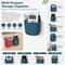 Wall Mounted Phone & Remote Organizer with Charging Port Self Adhesive Storage Caddy